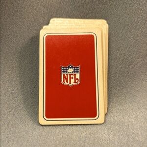 NFL Red and White Playing Cards